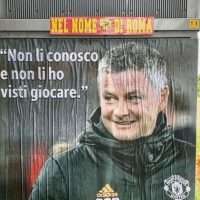 Ρόμα : Αφίσες κατά του Σόλσκιερ στο προπονητικό κέντρο από οπαδούς