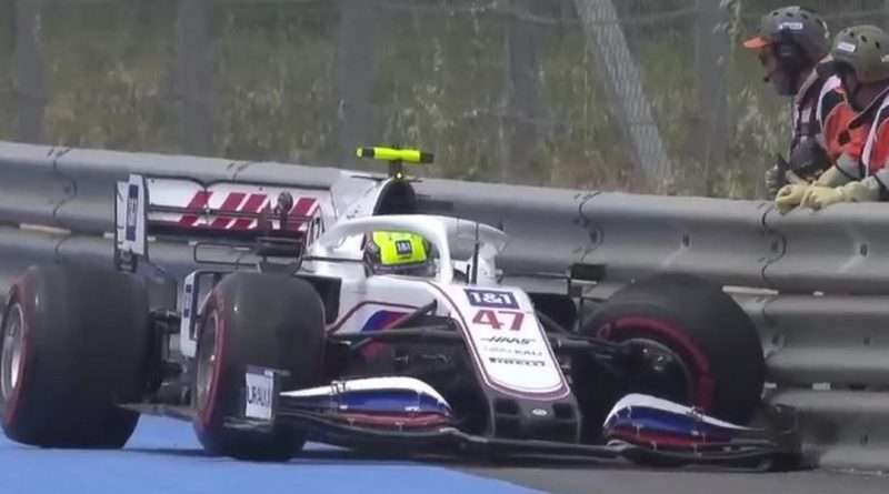 F1 Γαλλίας : Πρόωρο φινάλε για τον Μικ Σουμάχερ