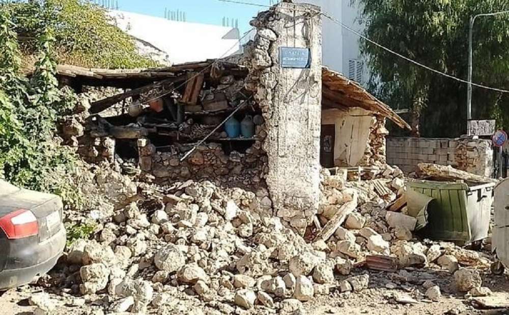 Read more about the article Κρήτη: Ισχυρός σεισμός 5,8 Ρίχτερ στο Ηράκλειο- Έπεσαν σπίτια στο Αρκαλοχώρι (vids)