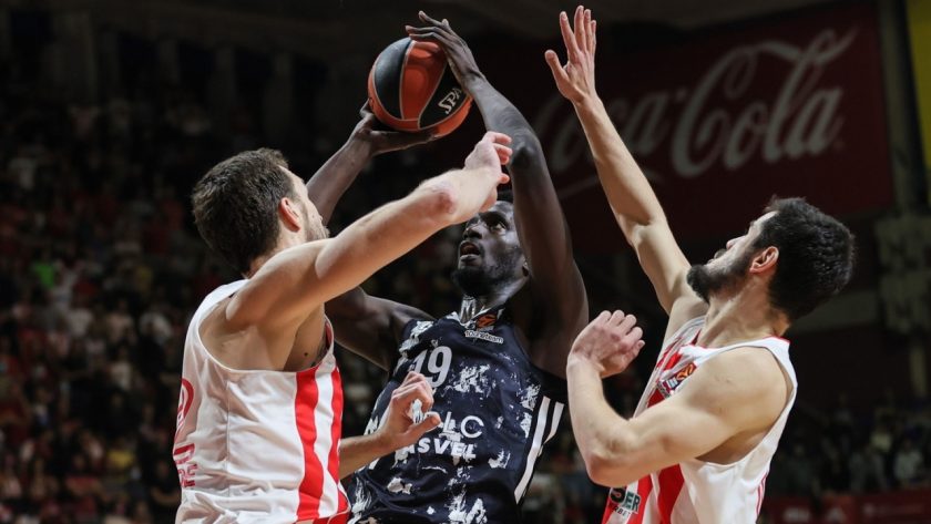 Read more about the article Euroleague: Ερυθρός Αστέρας – Βιλερμπάν 73-67