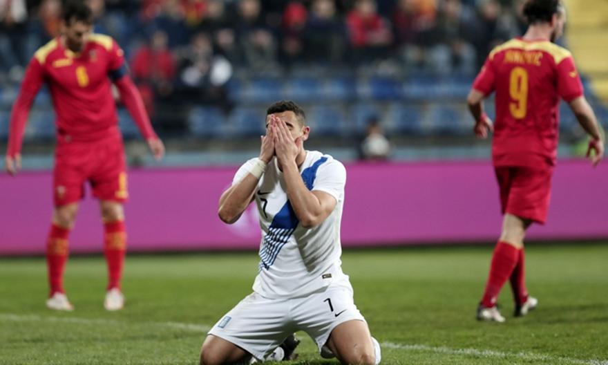 Read more about the article Κακή εμφάνιση η Εθνική με Μαυροβούνιο και ήττα 1-0