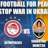Ο Ολυμπιακός θα φιλοξενήσει την Σαχτάρ Ντονέτσκ σε φιλικό για την ειρήνη στην Ουκρανία