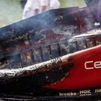 Formula 1: Σοκάρει η εικόνα της κατεστραμμένης Ferrari – Το παρασκήνιο με το νικητή Λεκλέρ (vid)