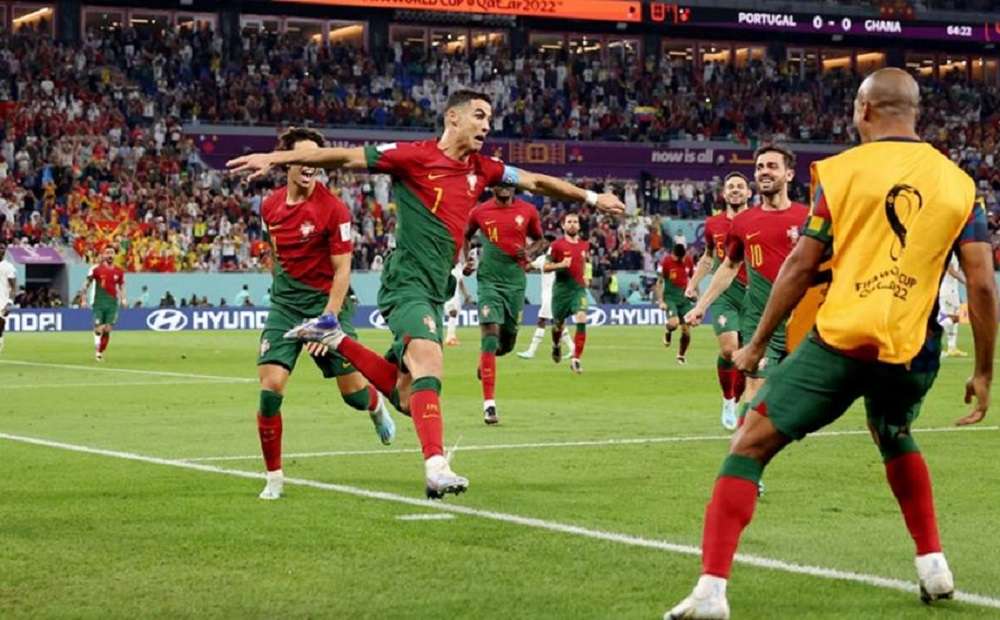Read more about the article Μουντιάλ 2022: Η Πορτογαλία 3-2 την Γκάνα με τον Κριστιάνο Ροναλντο να γράφει ιστορία
