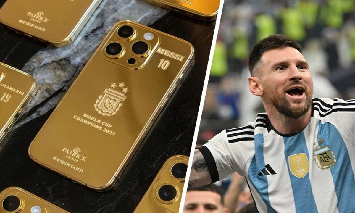 Read more about the article Μέσι: Δώρισε 35 επιχρυσωμένα iPhone σε συμπαίκτες και επιτελείο της Εθνικής Αργεντινής!