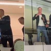 Champions League: Χαμός στα επίσημα του Μπερναμπέου με τον πατέρα του Χάαλαντ (vid)