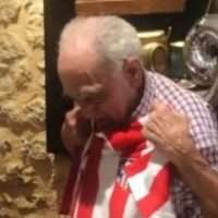 Ατλέτικο Μαδρίτης: Viral ο 90χρονος παππούς για την αντίδραση του σε δώρο που δέχθηκε (vid)